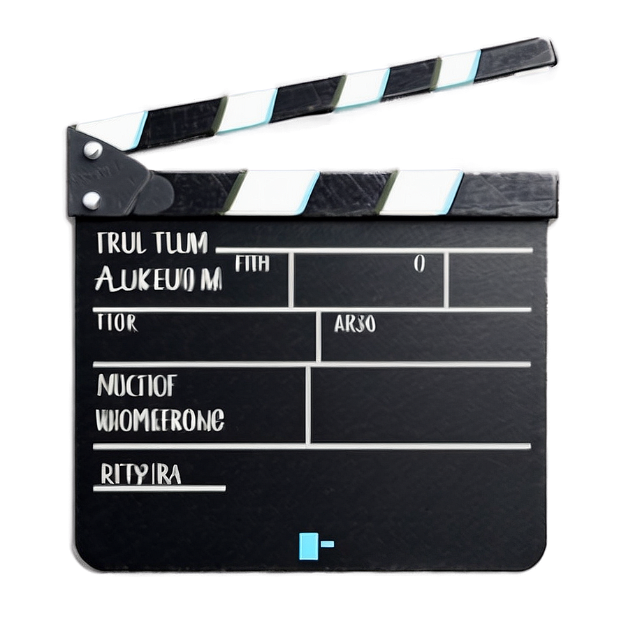 Film Slate For Movie Sets Png 06262024