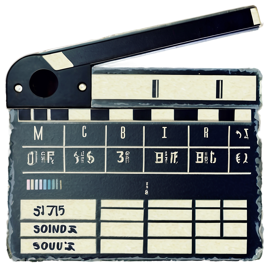 Film Slate For Sound Recording Png 43