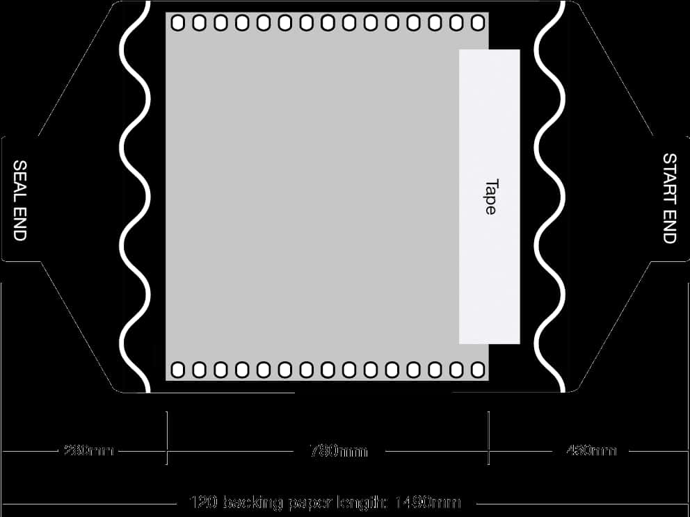 Film Spool Template Design