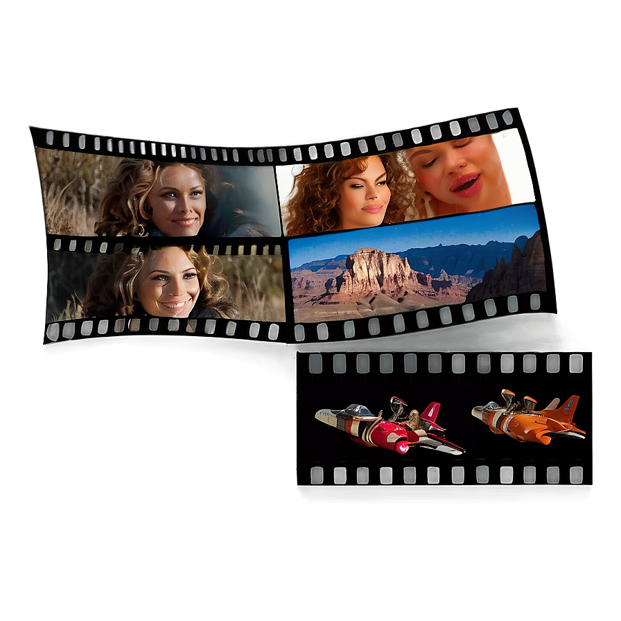 Film Strip With Pictures Png Sbo27