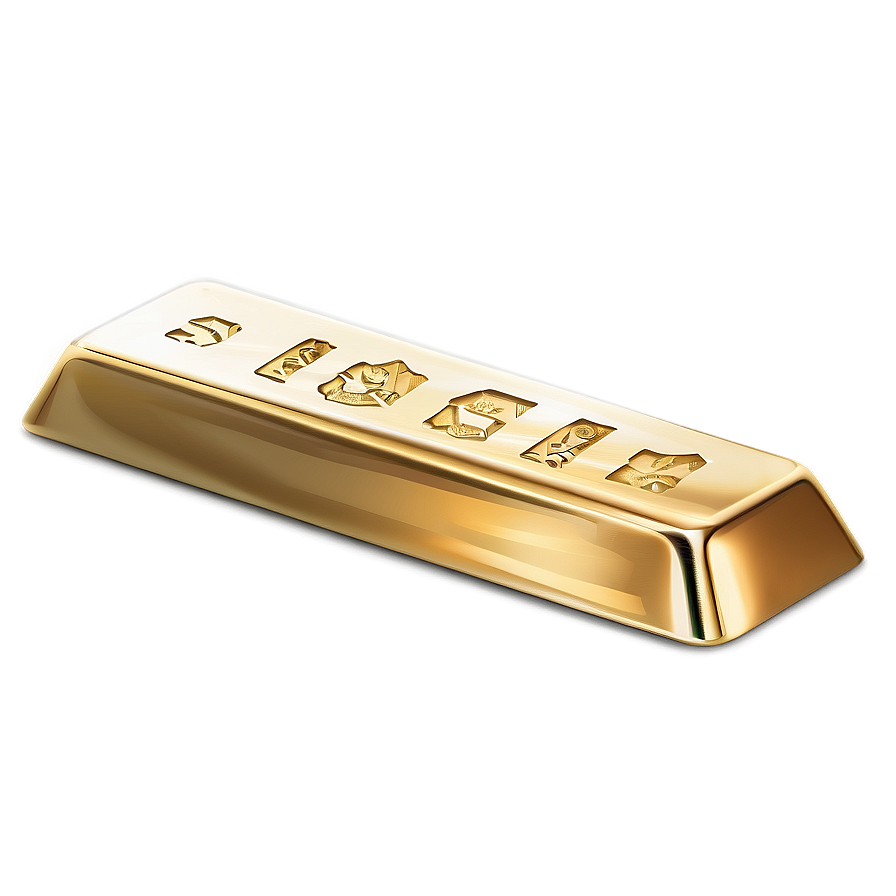 Finance Gold Ingot Representation Png 06292024