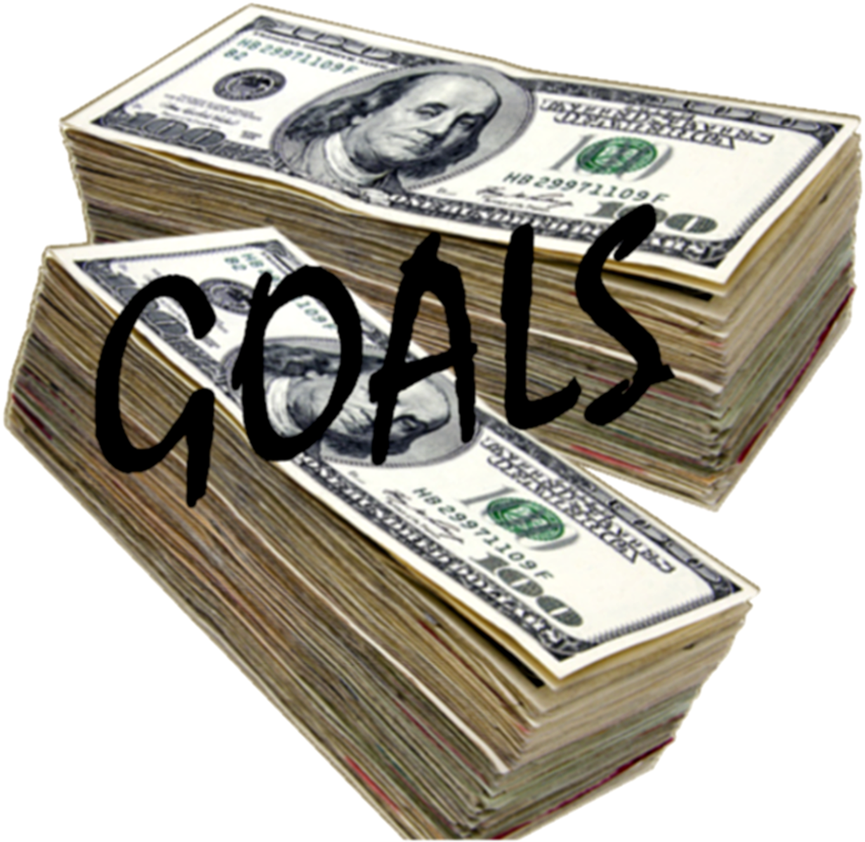 Financial Goals Money Stack