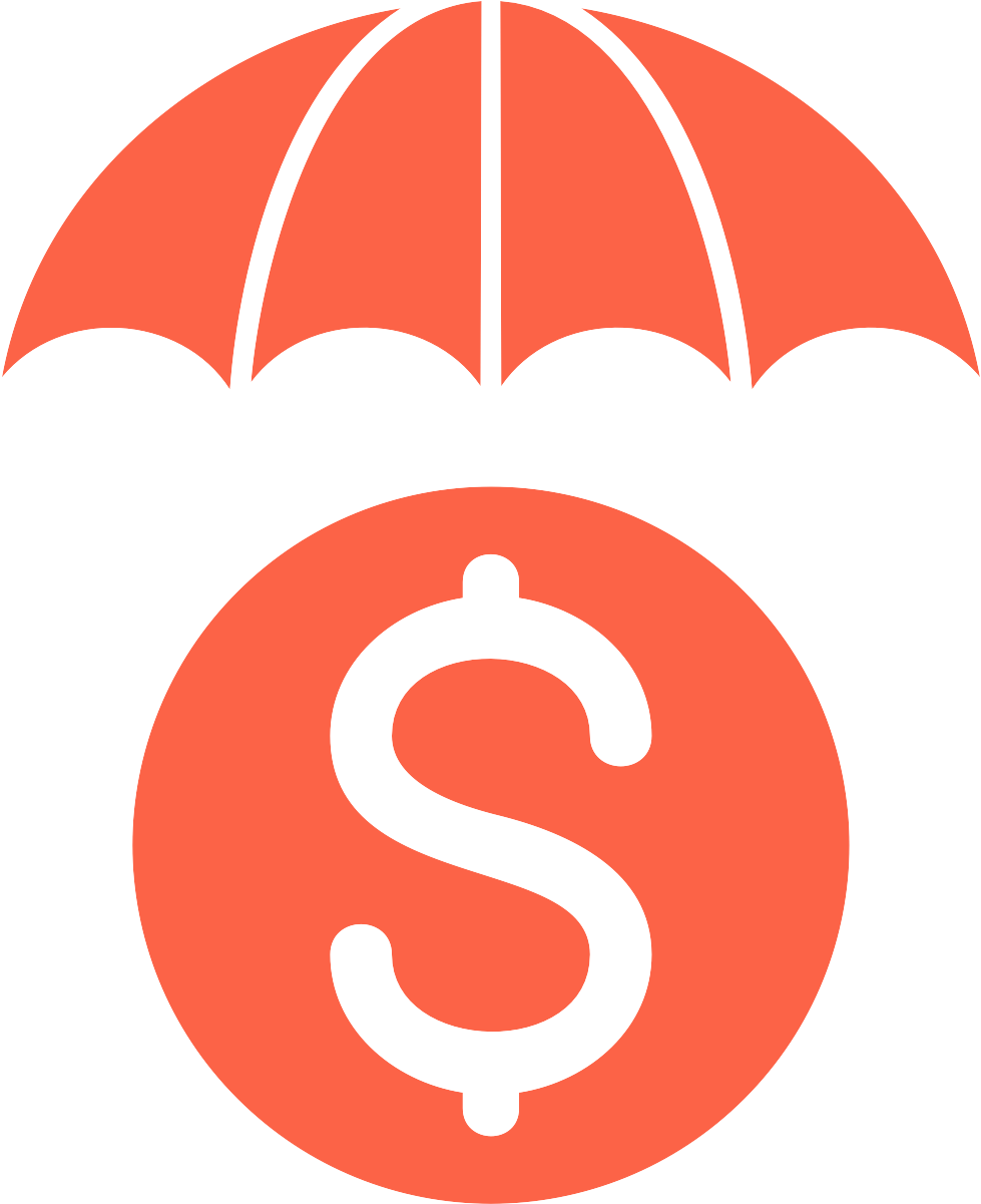 Financial Protection Umbrella Concept