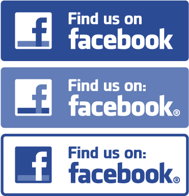 Find Us On Facebook Badges