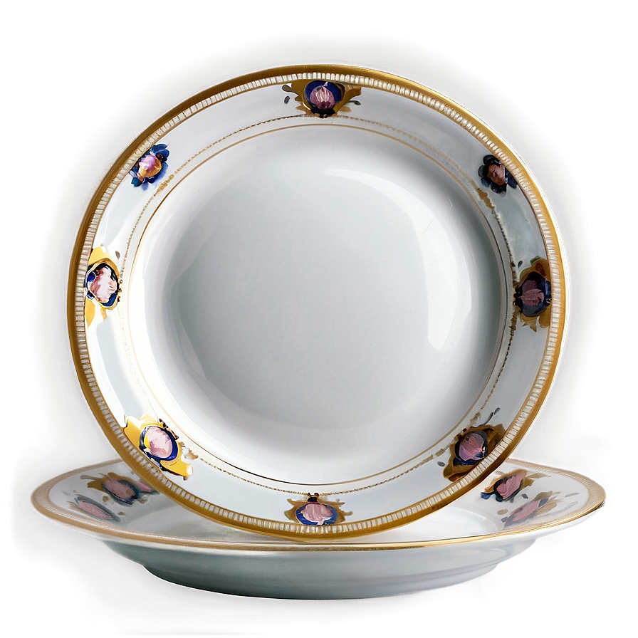 Fine China Plates Png 06212024