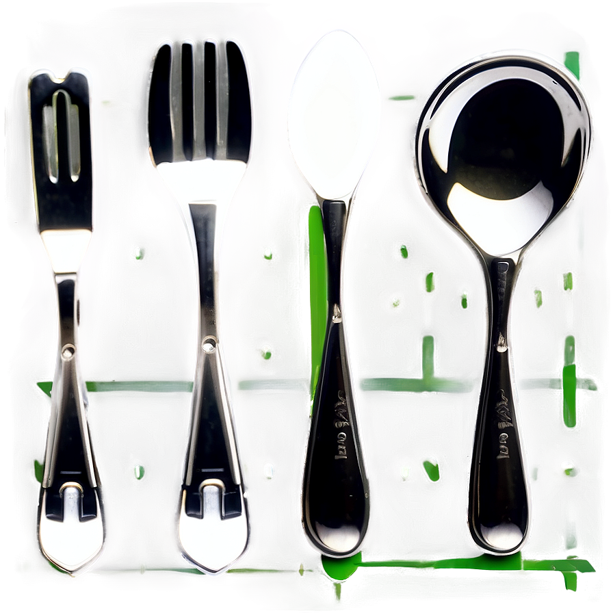 Fine Dining Utensils Set Png Kqg24