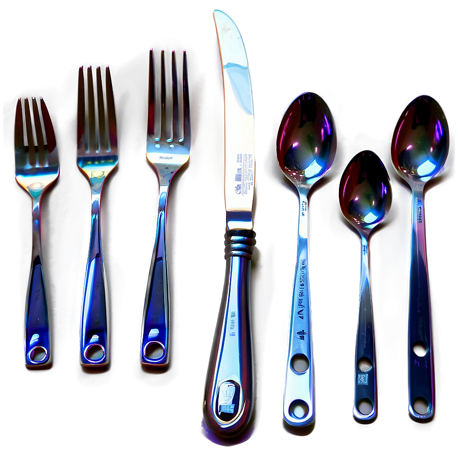 Fine Dining Utensils Set Png Ngt