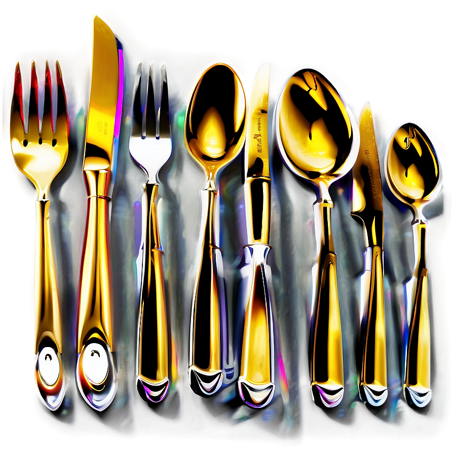 Fine Dining Utensils Set Png Ntk