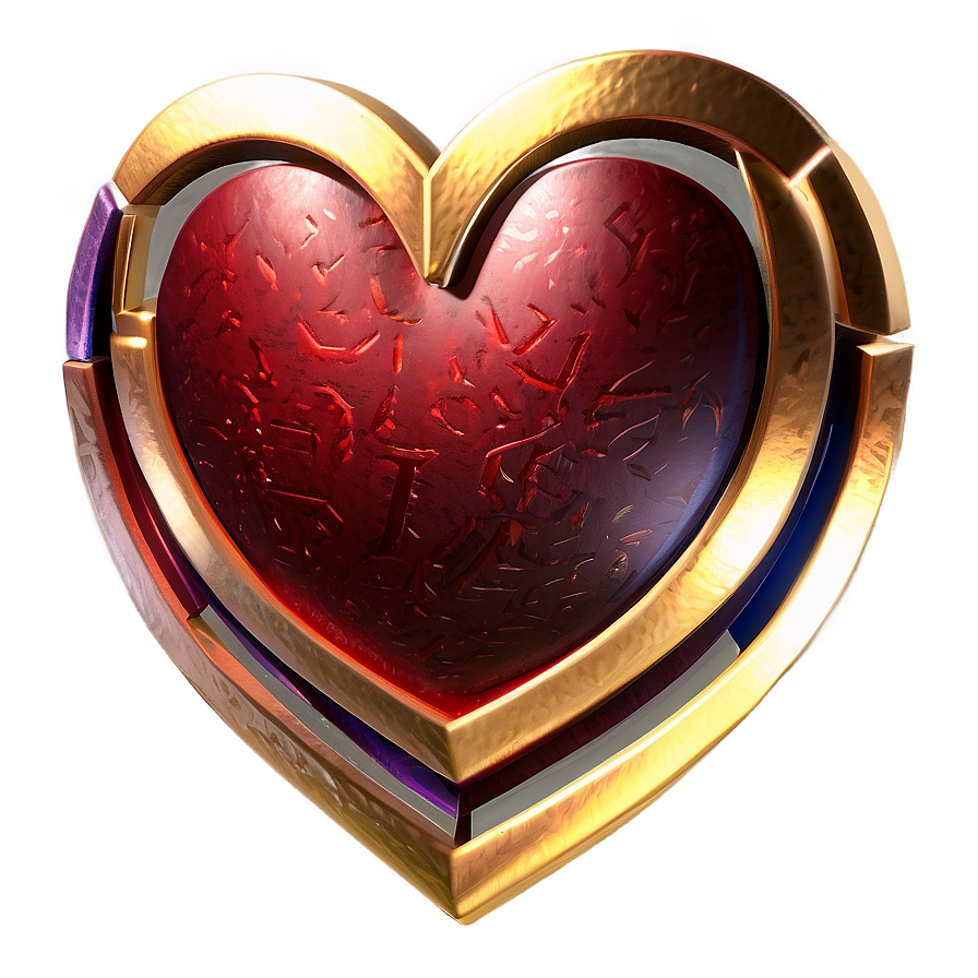 Fine Heart Emblem Png Jvq