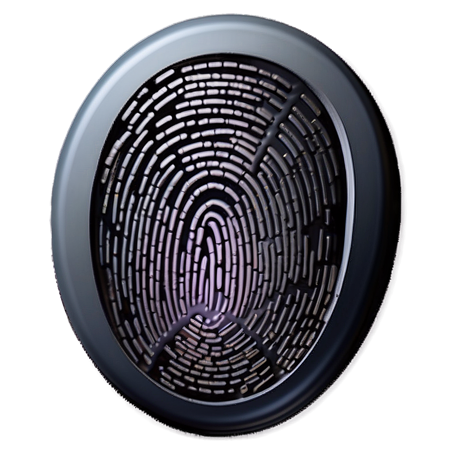 Fingerprint Identification Icon Png Erw