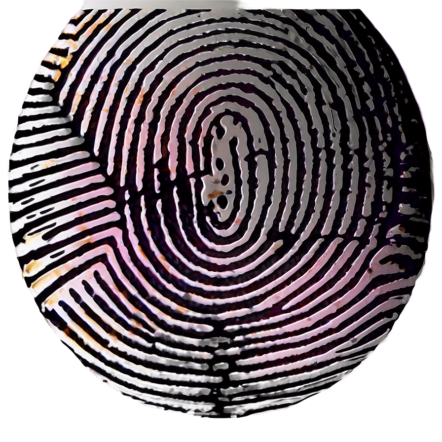 Fingerprint In Circle Shape Png Eba39