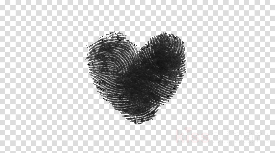 Fingerprint Texture Heart Transparent Background.png