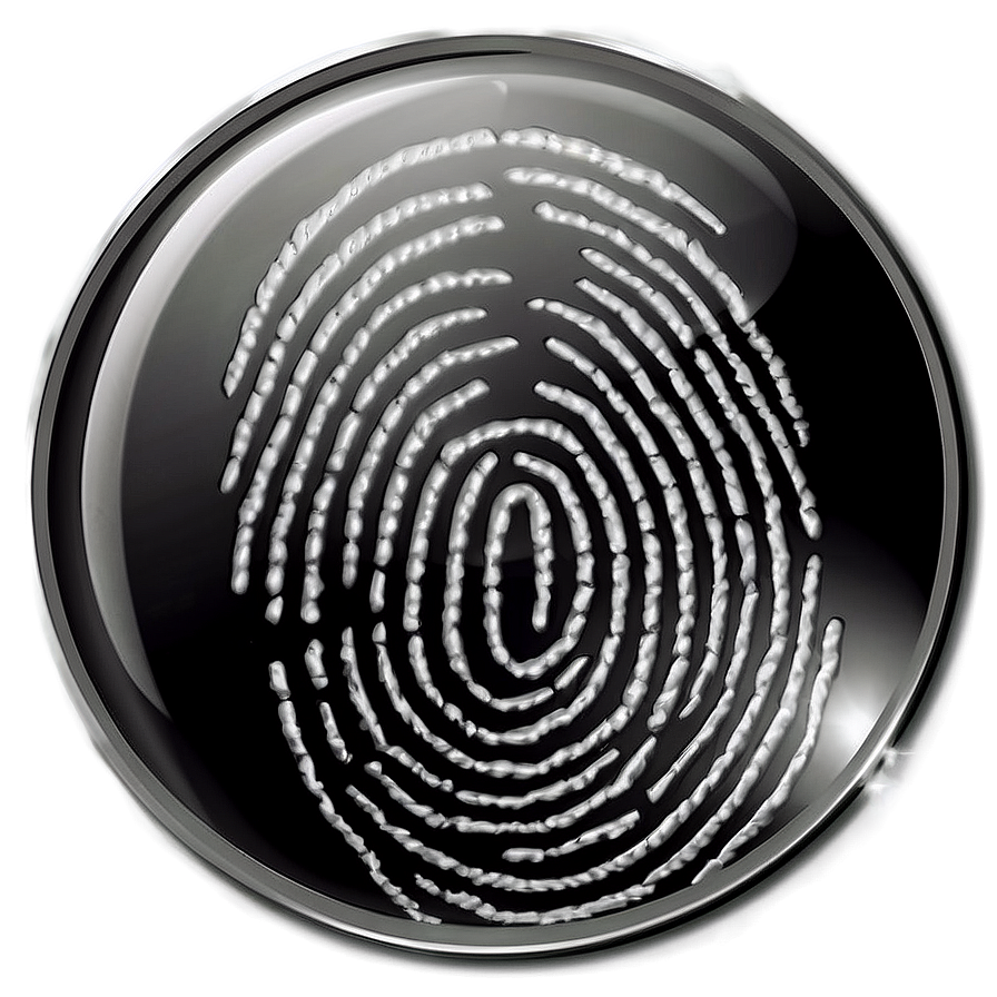 Fingerprint Under Magnifying Glass Png Hgb