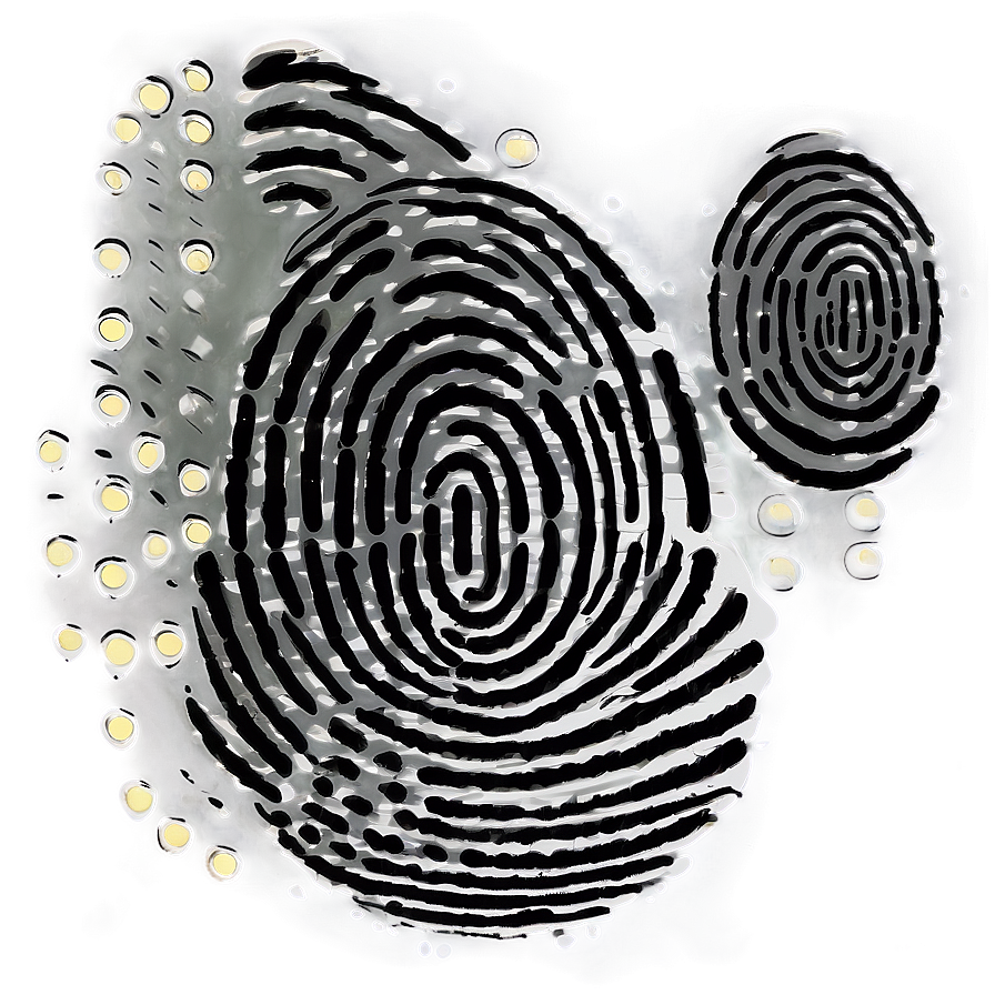 Fingerprint With Binary Code Png 05242024