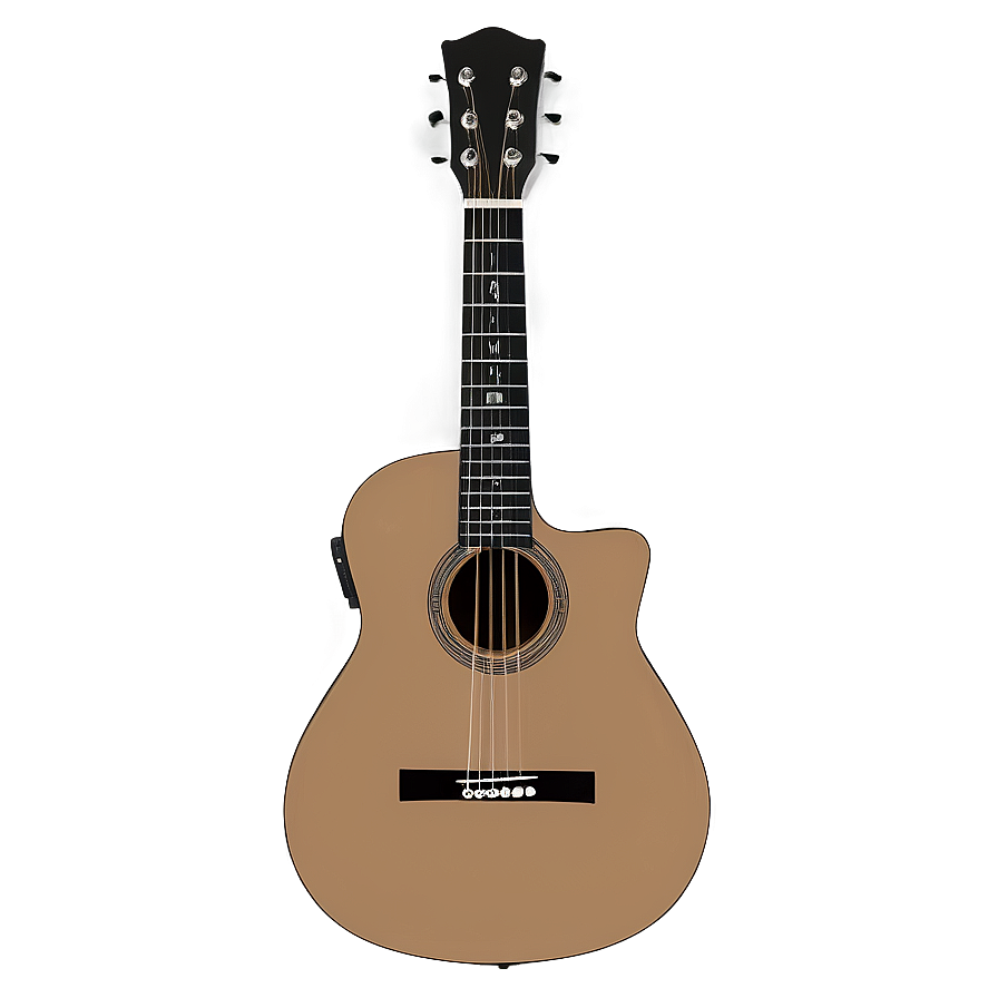 Fingerstyle Guitar Outline Png 46