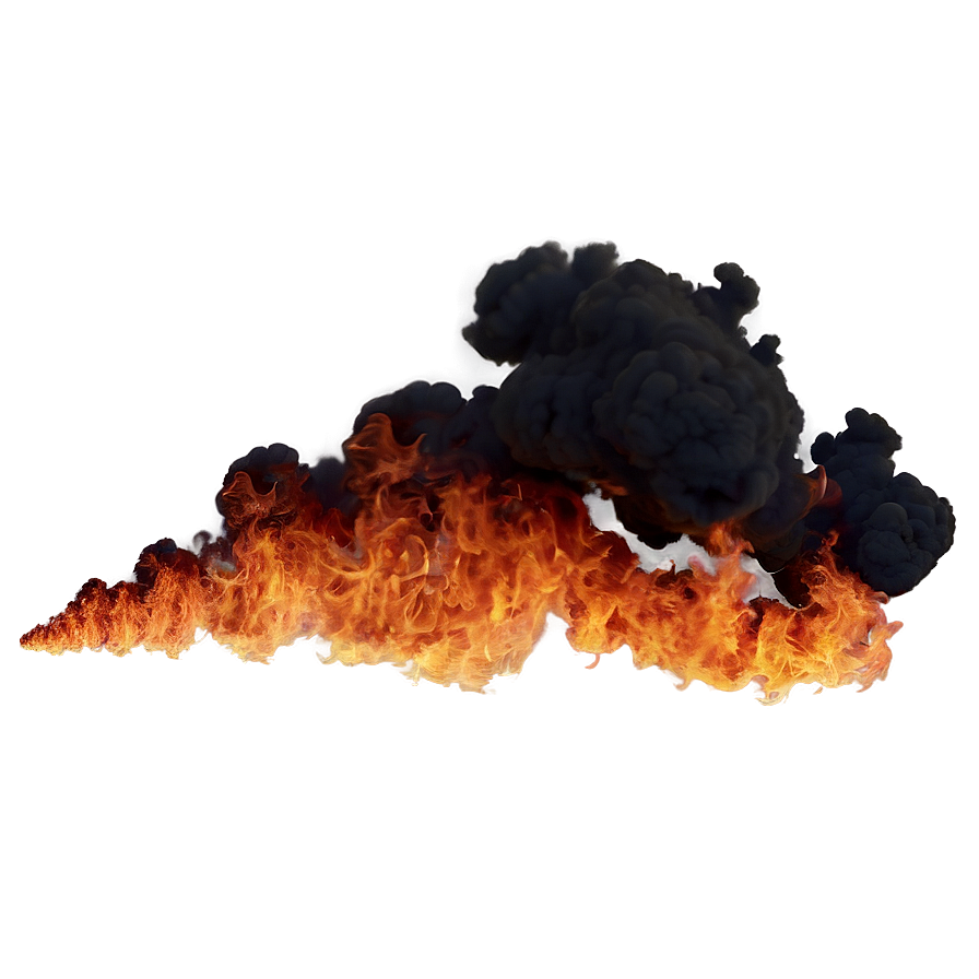 Fire And Smoke Png B