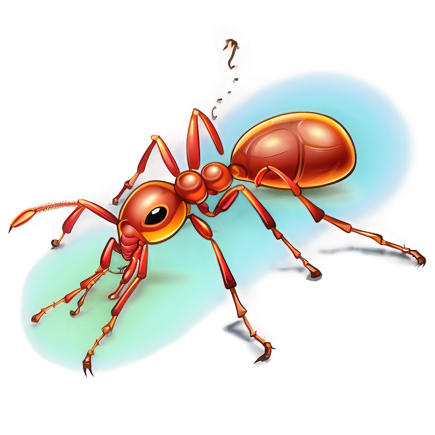 Fire Ant Scientific Illustration Png 18