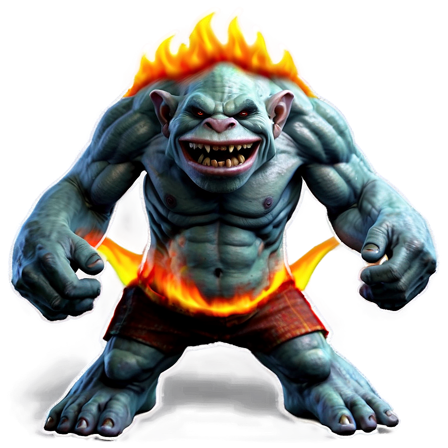 Fire-breathing Troll Png Jmh