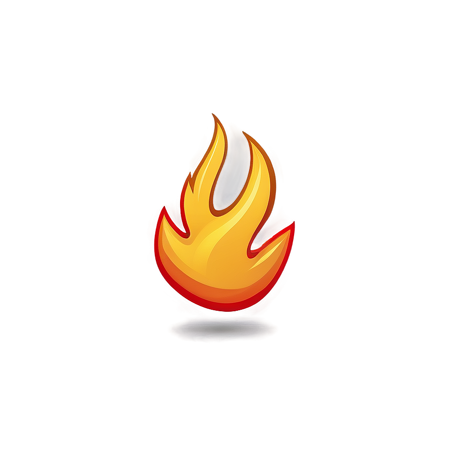 Fire Cartoon Logo Png 06212024