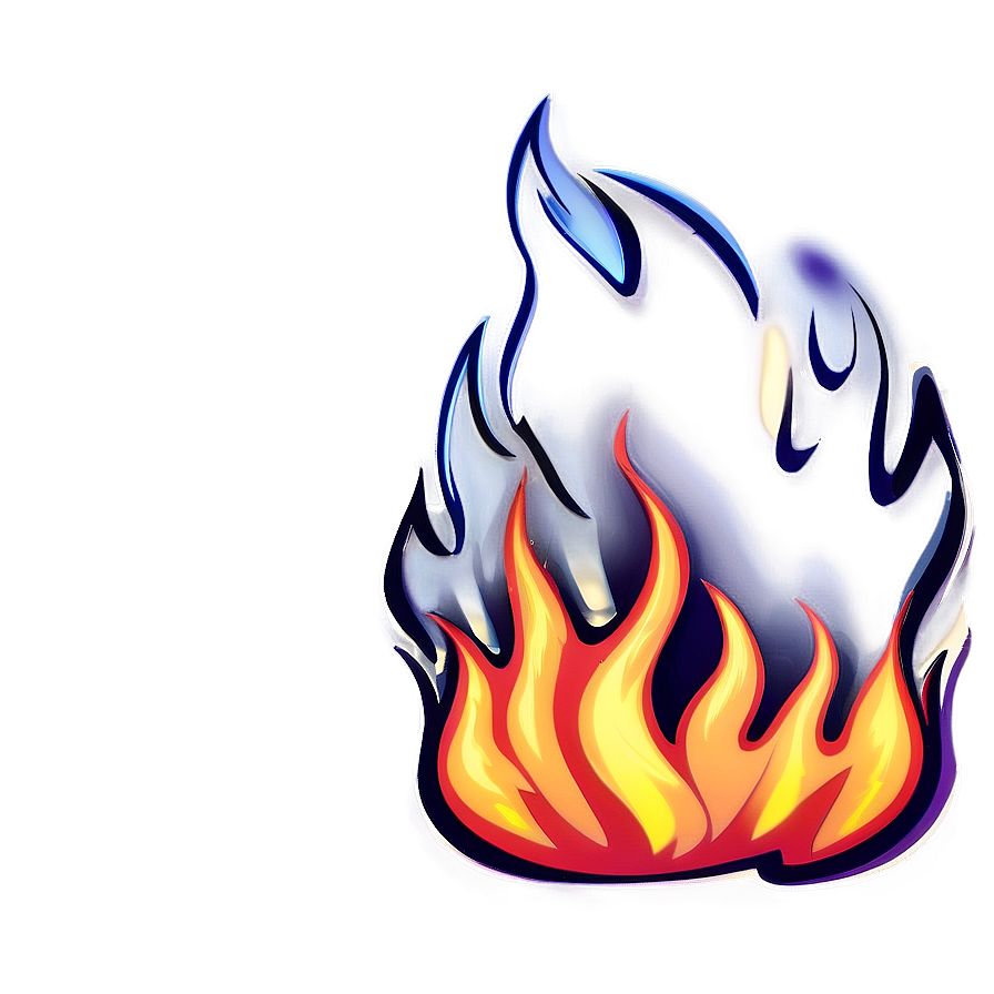 Fire Cartoon Logo Png 06212024