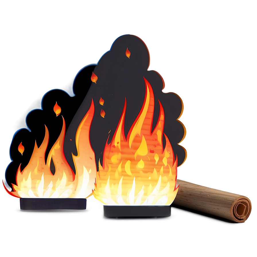 Fire Cartoon Scene Png 06212024