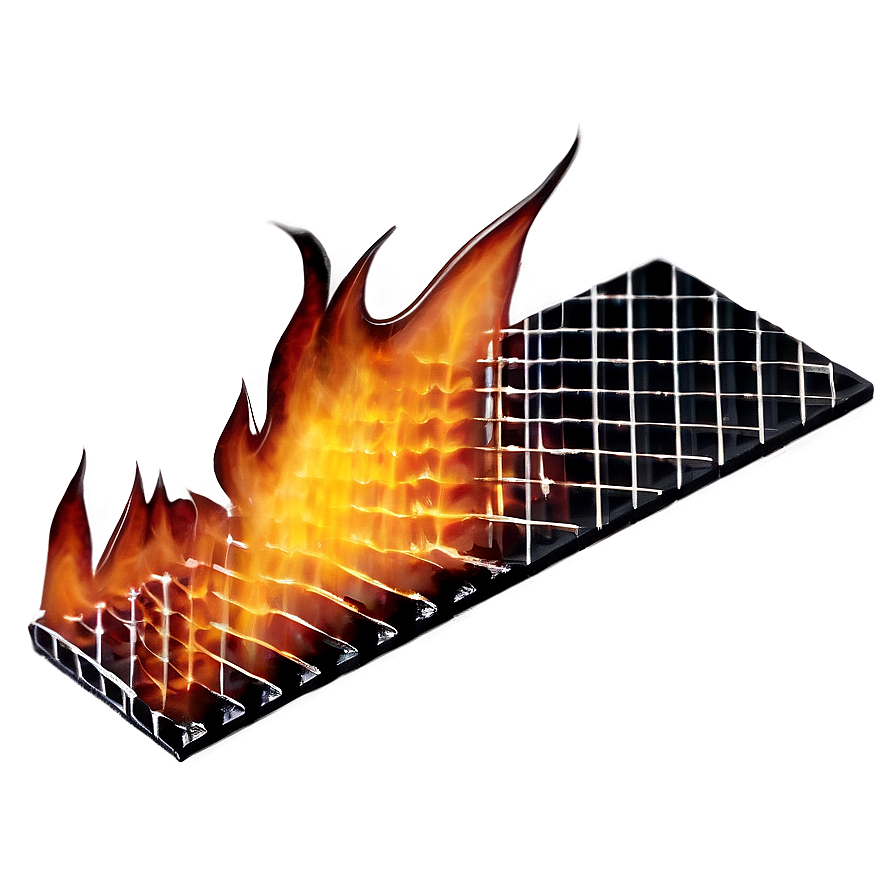 Fire Grid Overlay Png 98