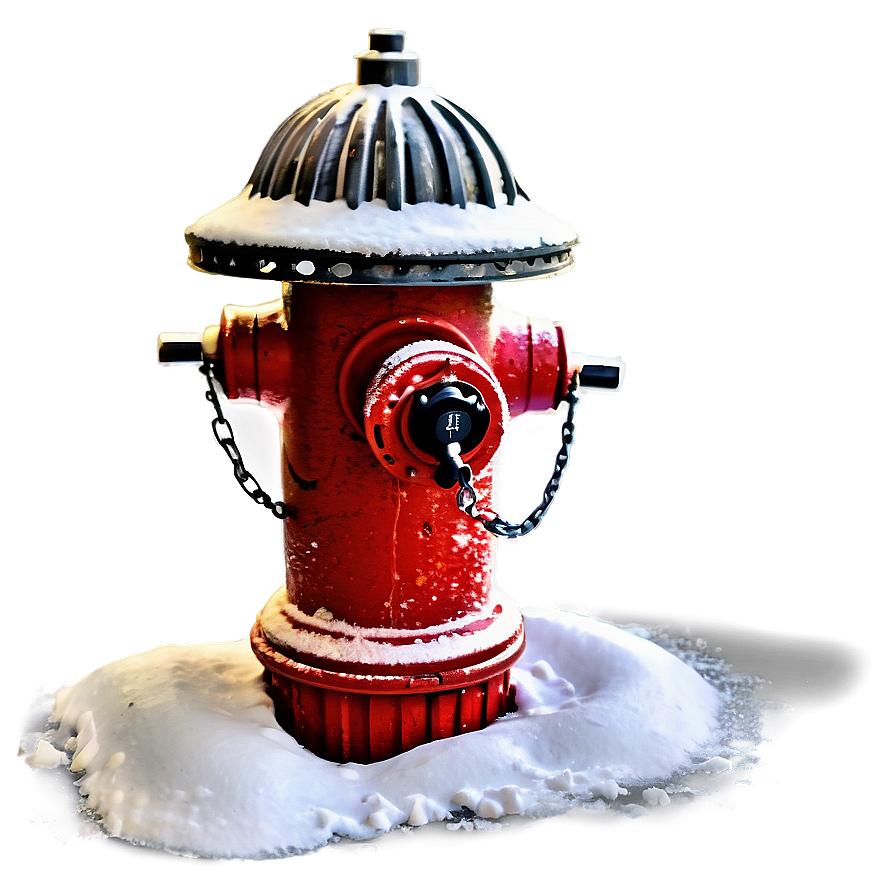 Fire Hydrant In Snow Png Dpm70