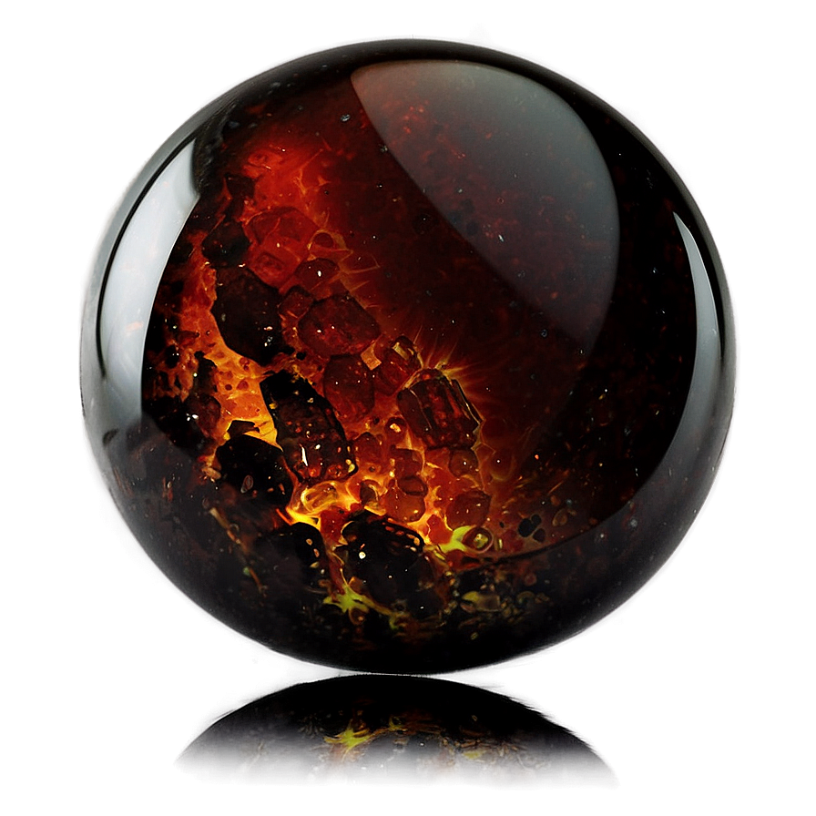 Fire Obsidian Cabochon Png 4