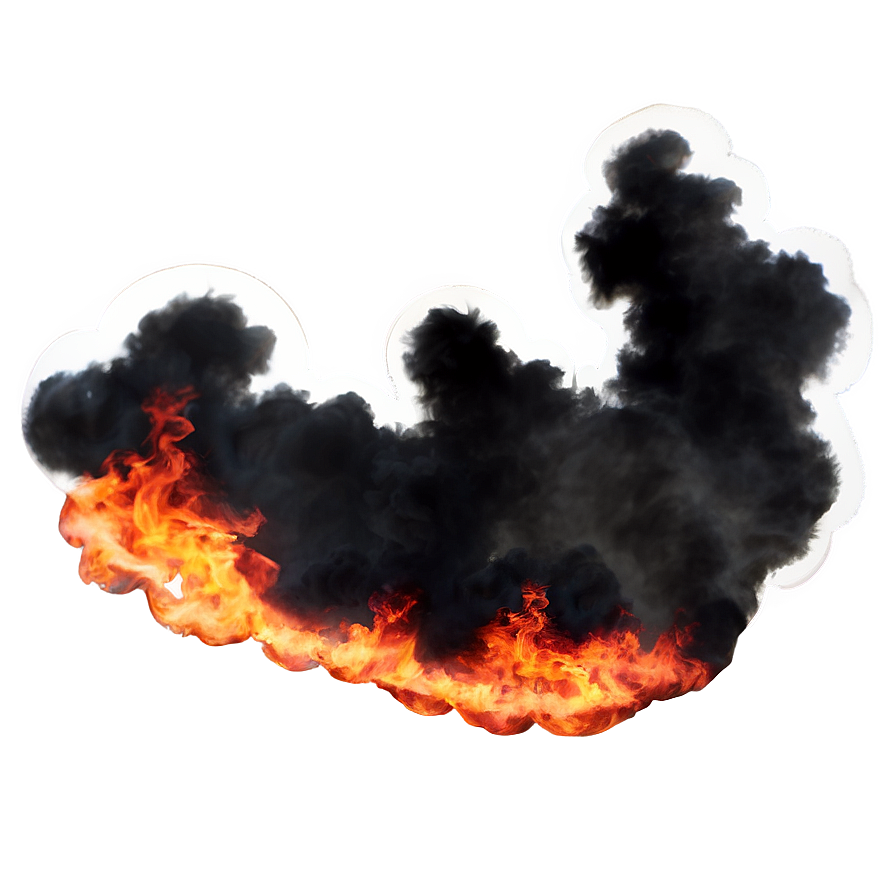 Fire Smoke Clipart Png Hex35