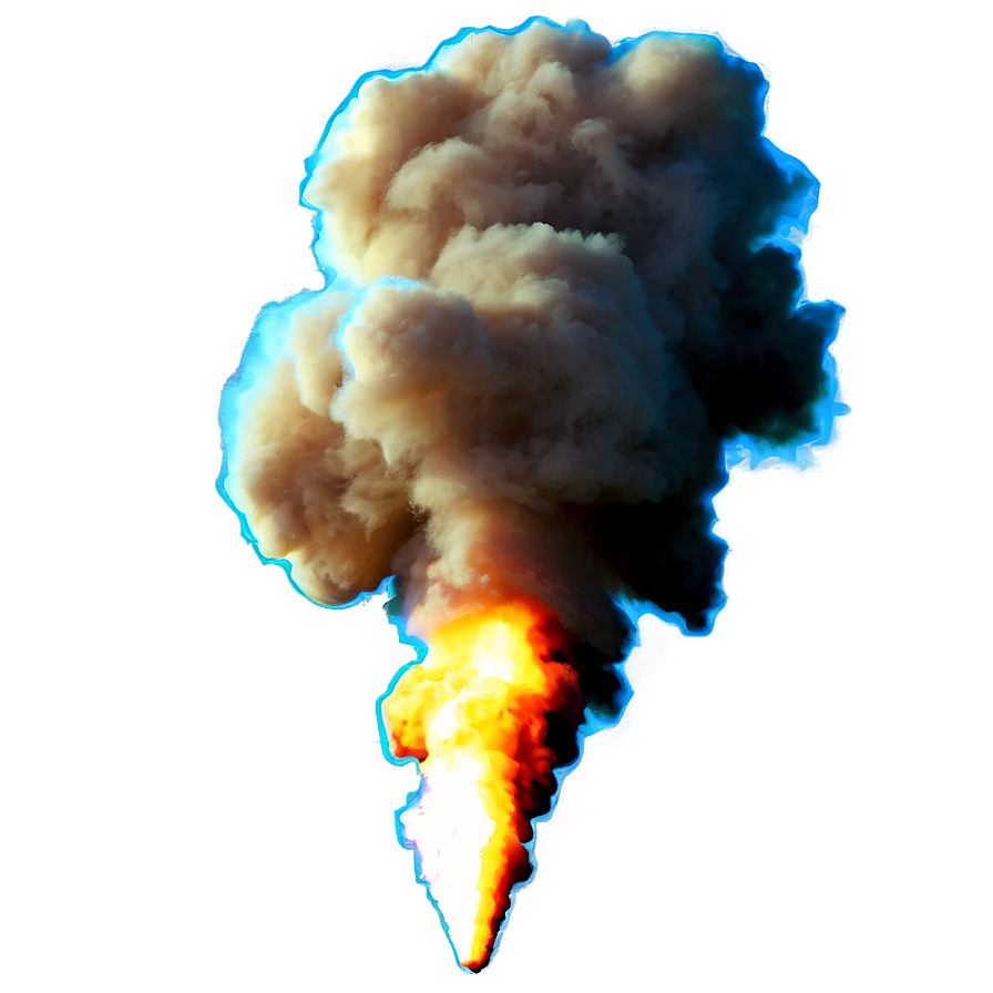 Fire Smoke Eruption Png 30