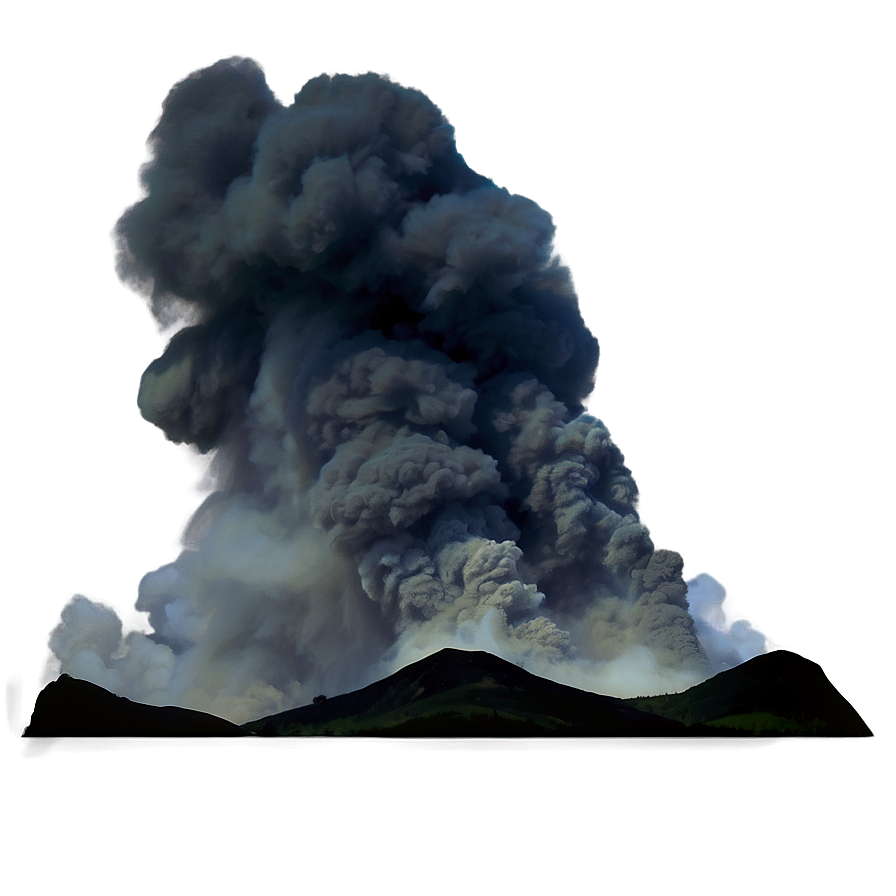 Fire Smoke Eruption Png Col