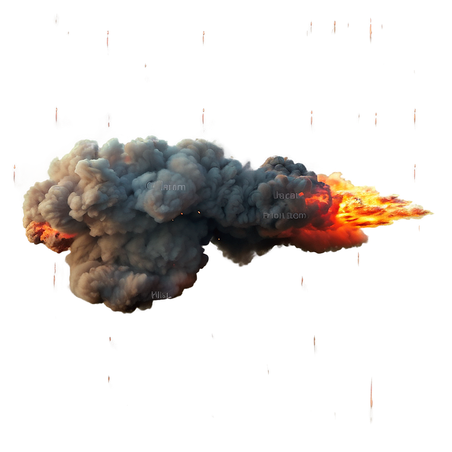 Fire Smoke Explosion Png Xbo64