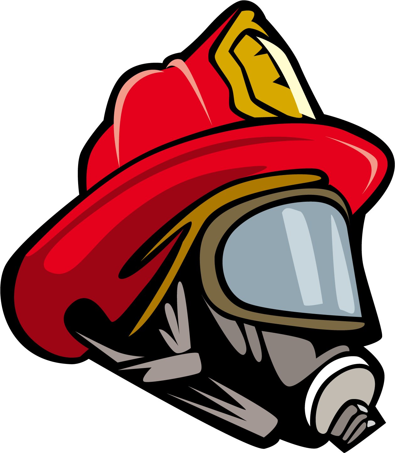 Firefighter Helmet Illustration