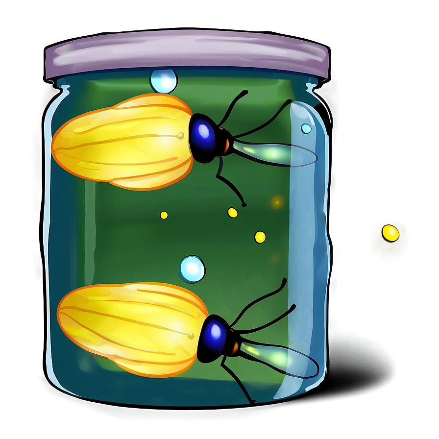 Fireflies In A Jar Png Gkk27