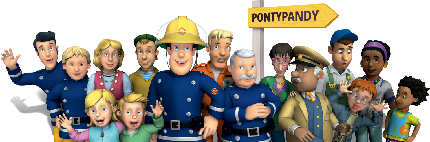 Firemanand Friends Pontypandy Sign