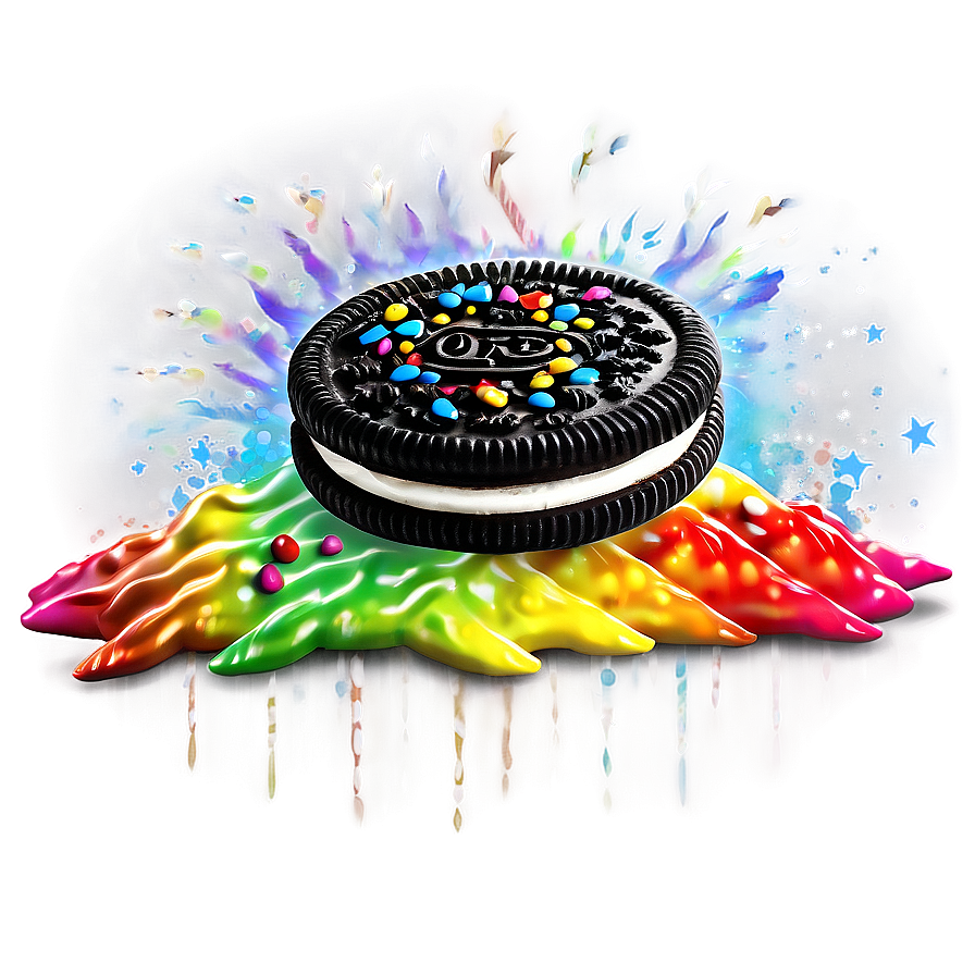 Firework Oreo With Popping Candy Png Sbu