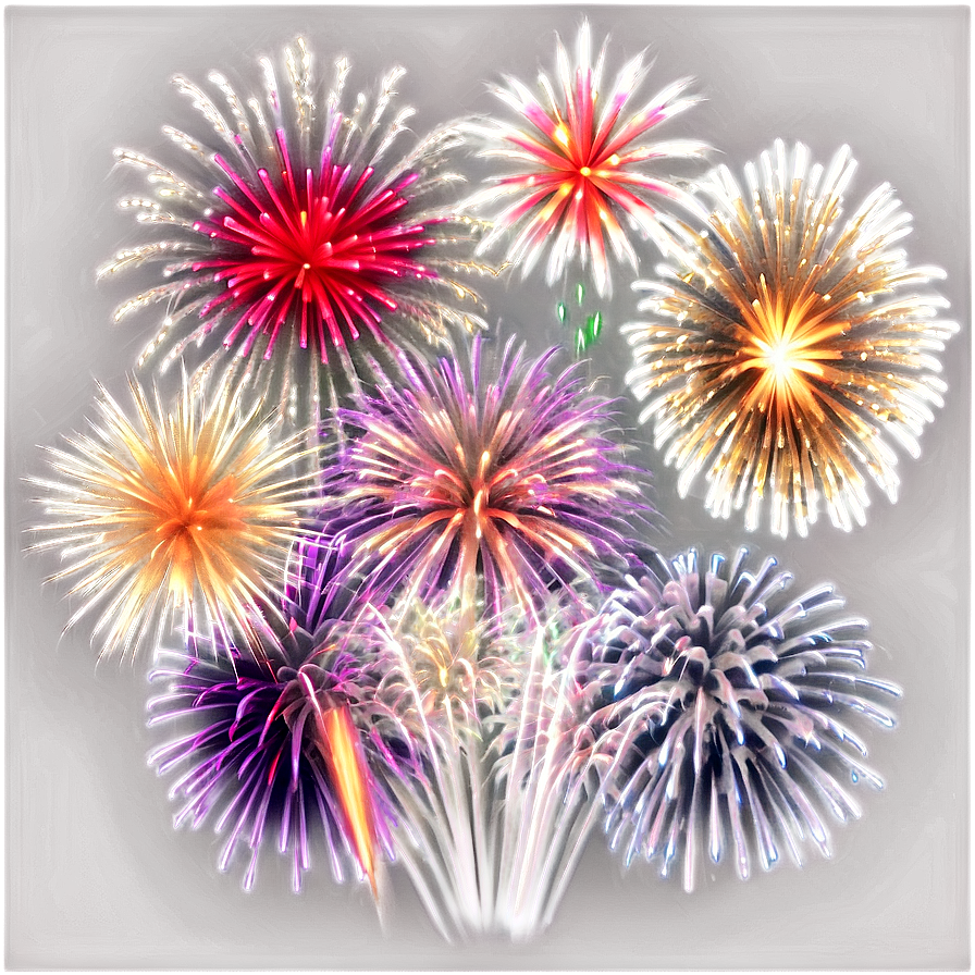Fireworks Set Png 05042024