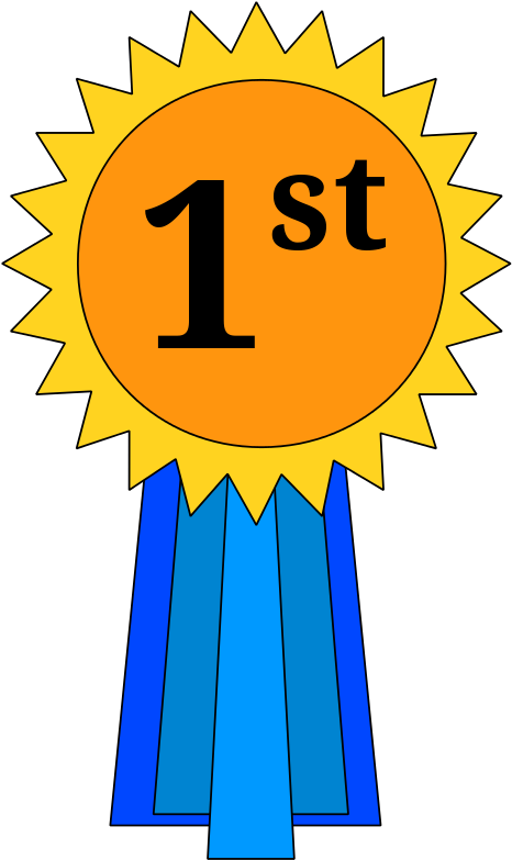 First Place Award Ribbon