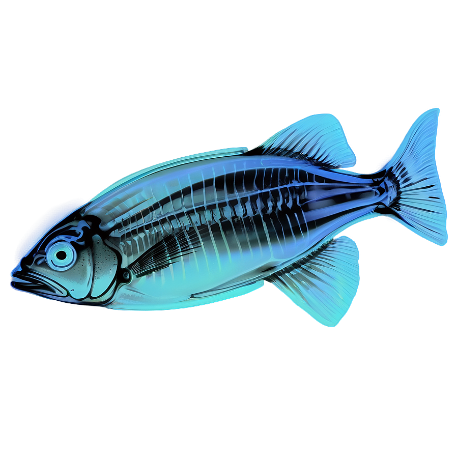 Fish X Ray Art Png 06252024