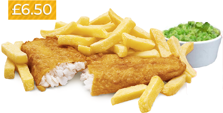 Fishand Chipswith Peas Price Tag