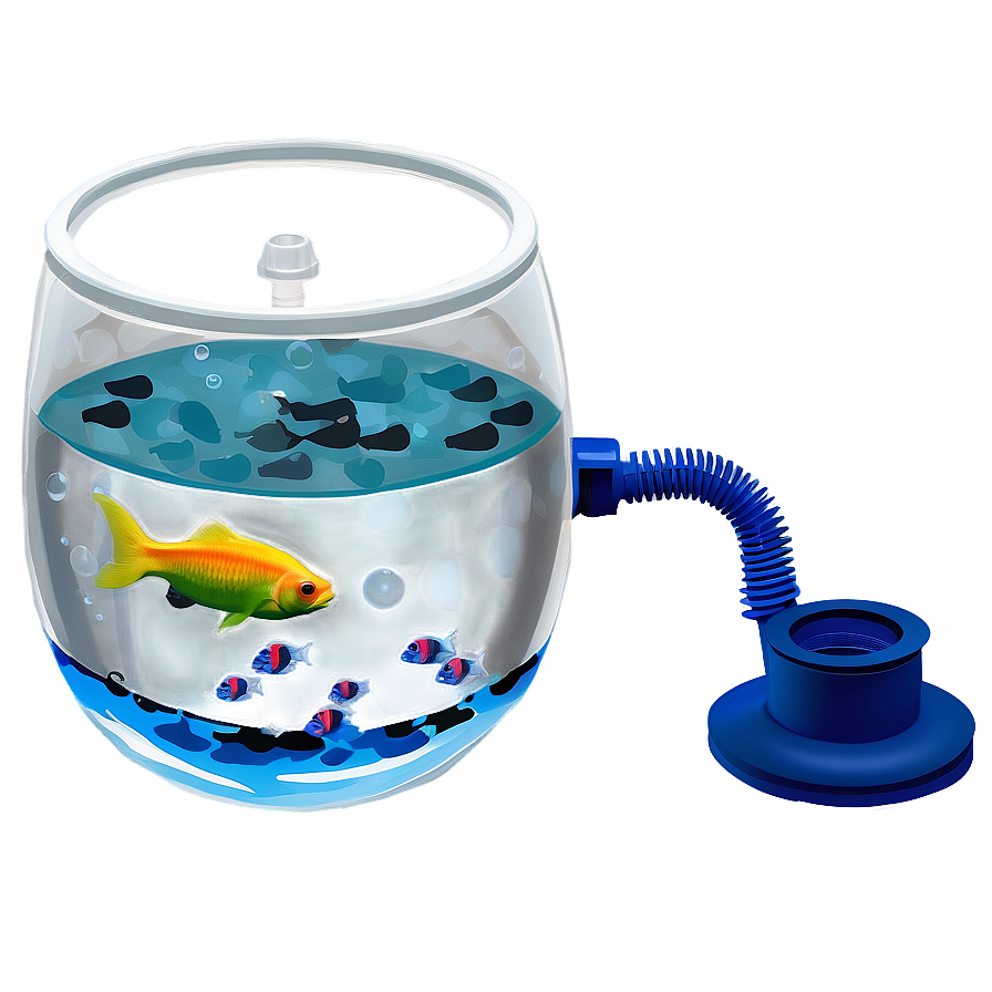 Fishbowl With Air Pump Png 71