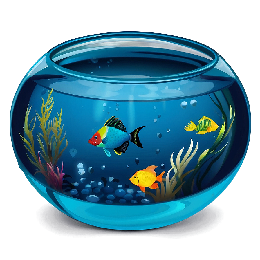 Fishbowl With Blue Water Png Pre