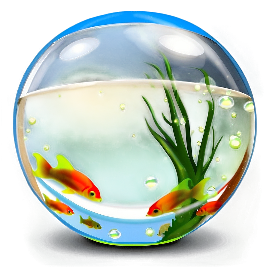 Fishbowl With Bubbles Png 06212024