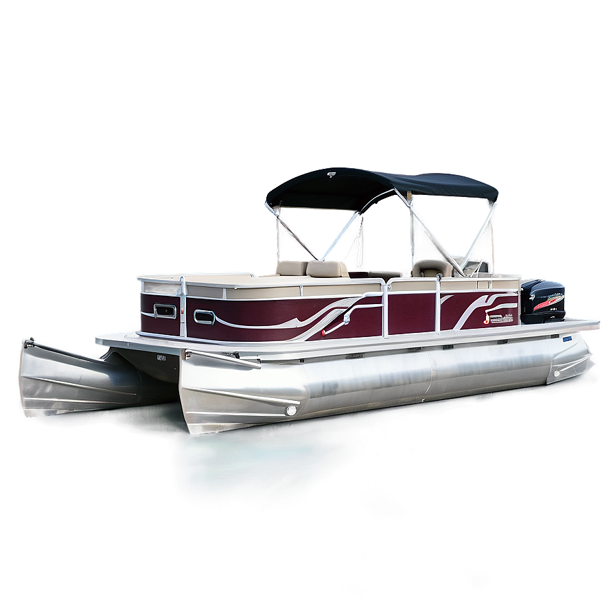 Fishing-focused Pontoon Setup Png Uaa