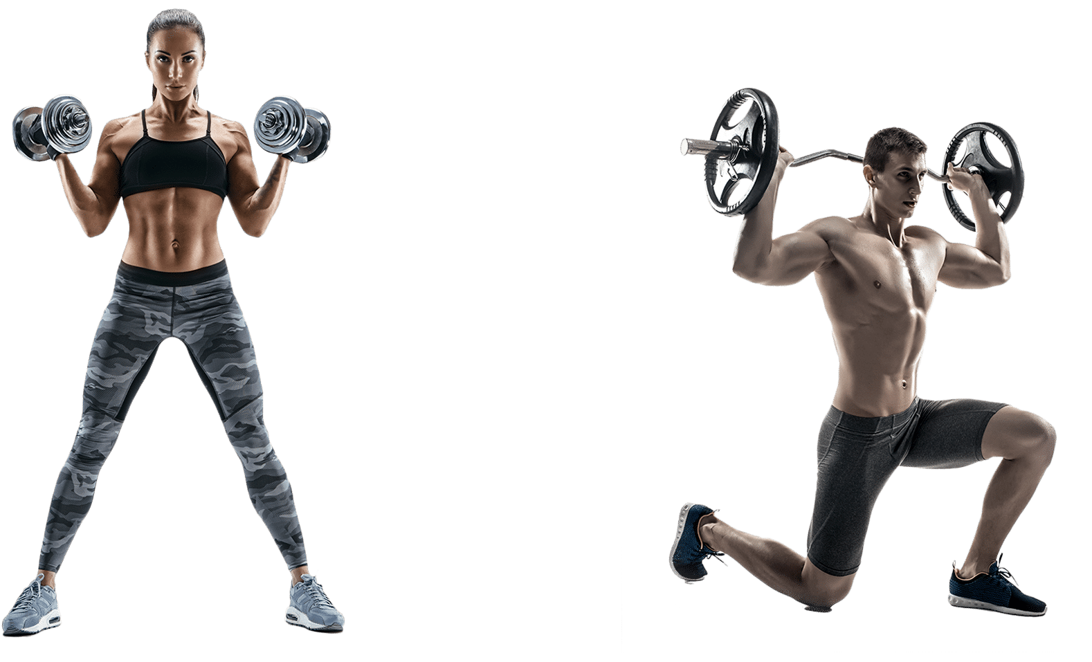 Fitness Duo Weightlifting Workout