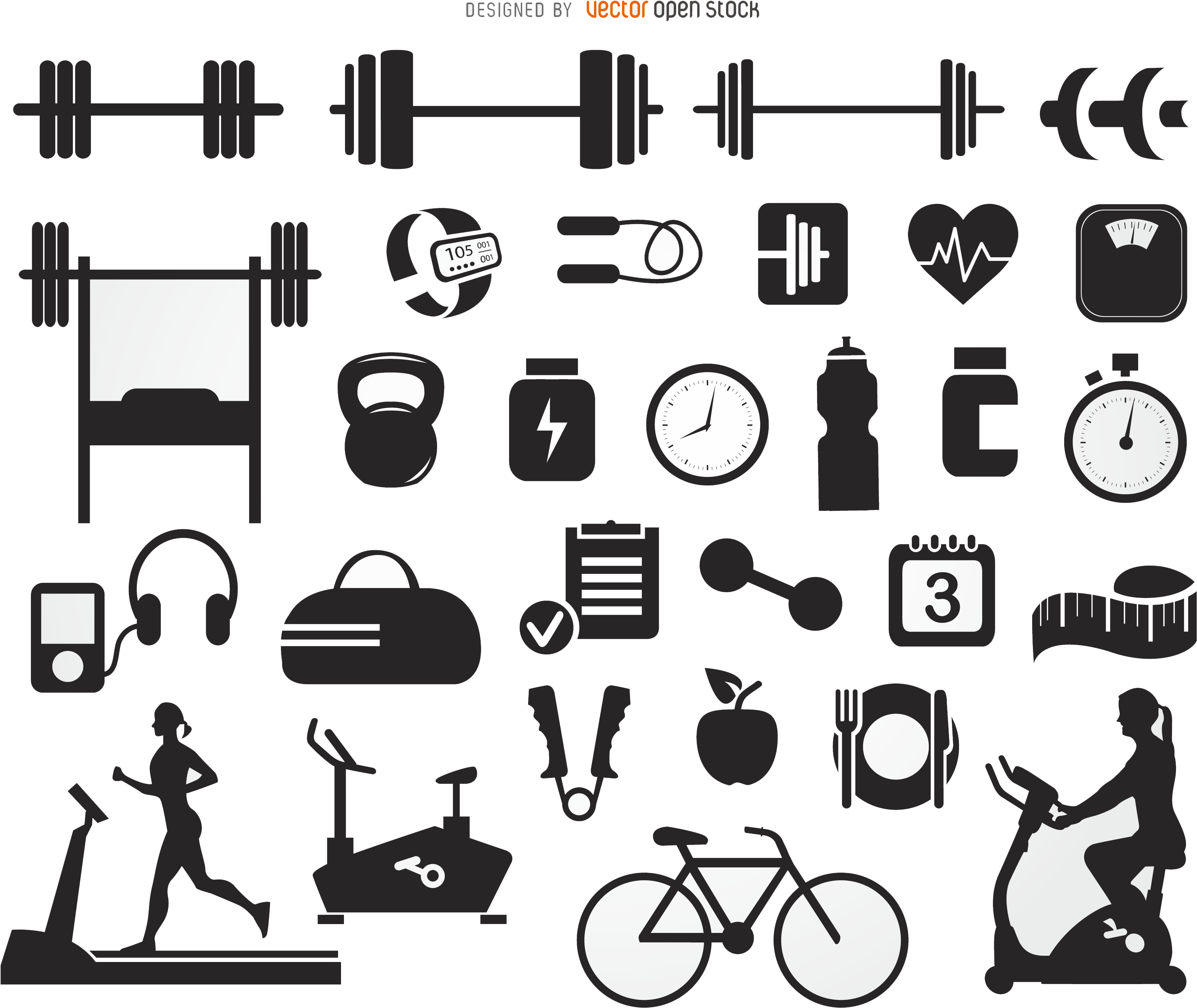 Fitness Icons Collection