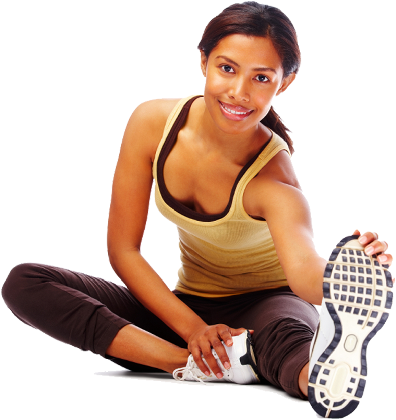 Fitness Woman Stretching Exercise