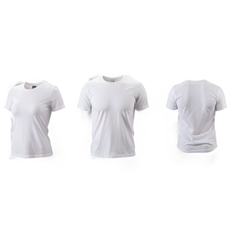 Fitted White T-shirt Png 05252024