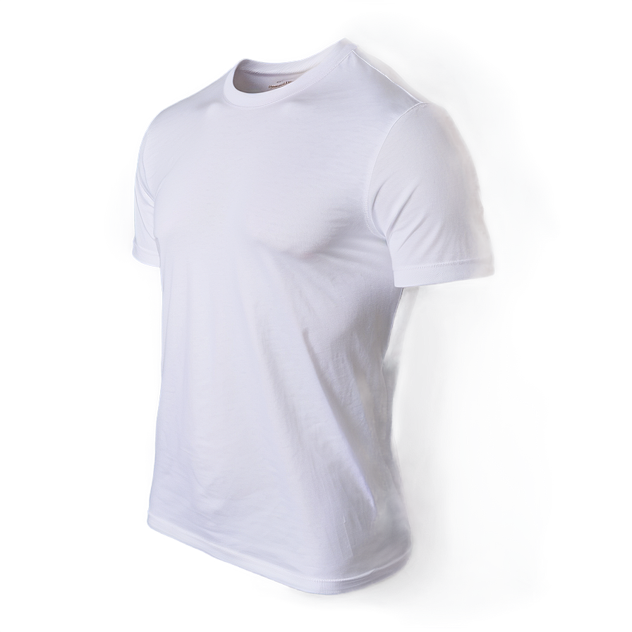 Fitted White T-shirt Png 45