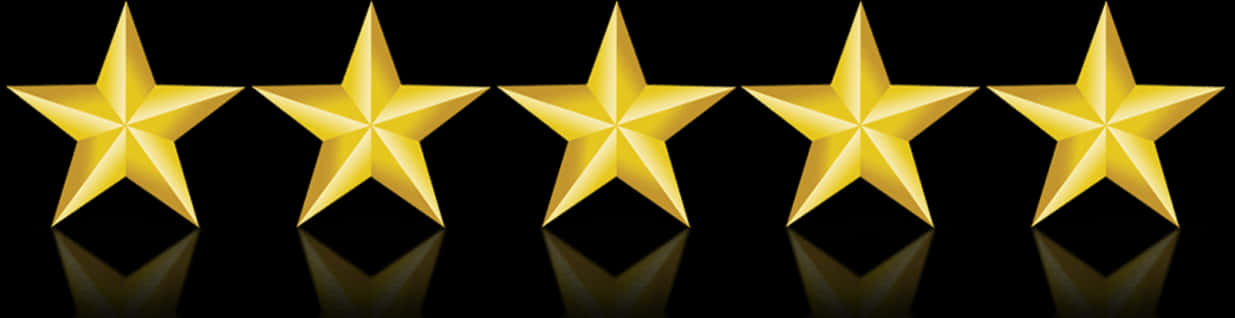 Five Gold Stars Reflection